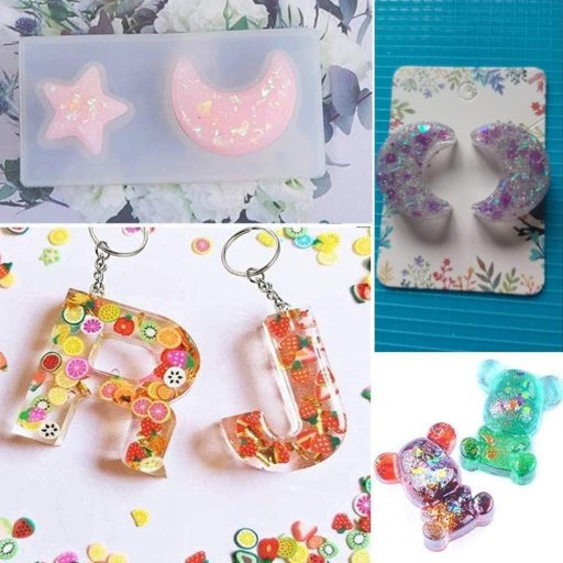 ABC silikonski kalup za slova za epoksidnu smolu - DIY pribor za ručni rad