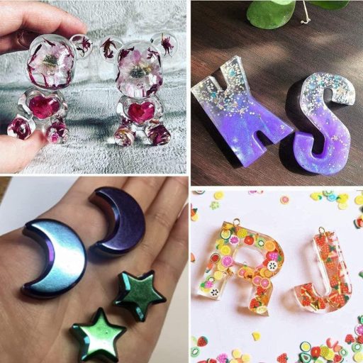 ABC silikonski kalup za slova za epoksidnu smolu - DIY pribor za ručni rad