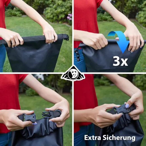 Outdoor Panda Ultralight Vízálló Táska 2L-15L Túrázáshoz Kerékpározáshoz Kajak