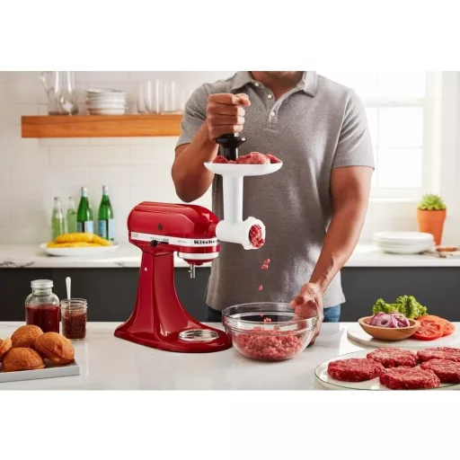 KitchenAid 5KSMFGA Húsdaráló Adapter Fehér Konyhai Robotgéphez