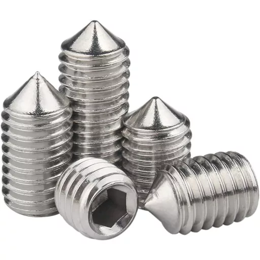 Yudesun Știft conic din oțel inoxidabil, 20 buc, M5x20, filet metric cu cap hexagonal.