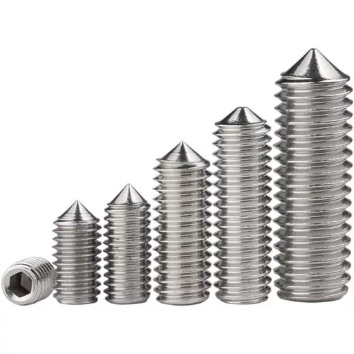 Yudesun Știft conic din oțel inoxidabil, 20 buc, M5x20, filet metric cu cap hexagonal.