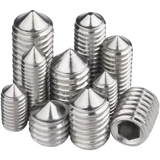 Yudesun Știft conic din oțel inoxidabil, 20 buc, M5x20, filet metric cu cap hexagonal.