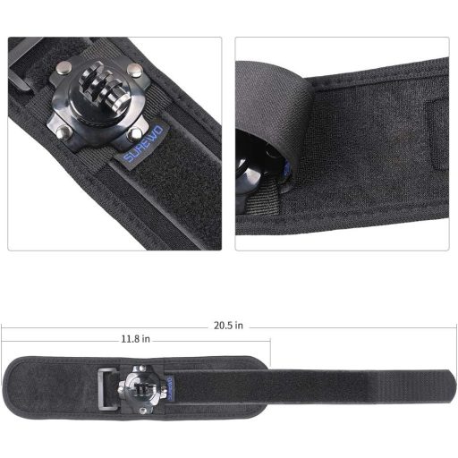 SUREWO Csuklópánt GoPro Hero 13/12/11/10/9/8/7/6/5 és DJI Osmo Action 5 Pro 4 3 2 Kamerákhoz - Kényelmes, Légáteresztő Kézrögzítő
