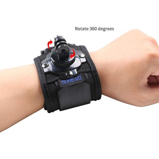 SUREWO Pútko na ruku pre GoPro Hero 13/12/11/10/9/8/7/6/5 a DJI Osmo Action 5 Pro 4 3 2 Kamery - Pohodlný, priedušný držiak na ruku