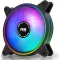 EZDIY-FAB Moonlight 120mm RGB PWM Ventilátor - 1 darab