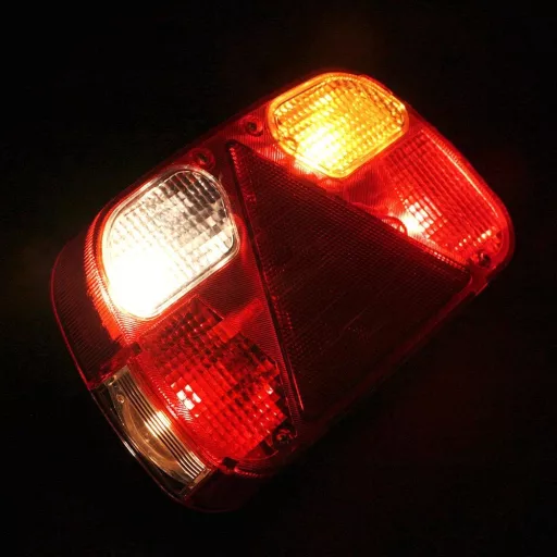 AOHEWEI Utánfutó Hátsó Lámpa Készlet 5 Vezetékes Kábel Teherautó Lakókocsí