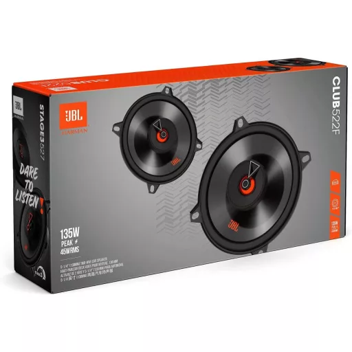 JBL Club 522F 2-utas autóhifi hangszóró szett 135W fekete 13cm