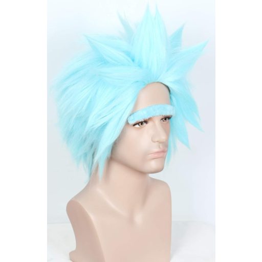 Linfairy Kék Paróka Hamis Szemöldök Halloween Jelmez Férfiaknak