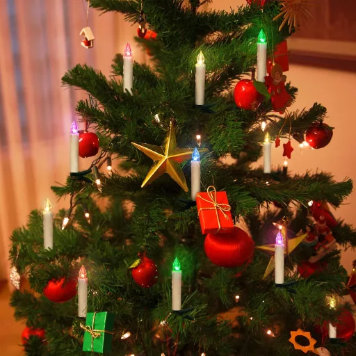 ZIYOUDOLI LED Karácsonyi Gyertyák Távirányítóval