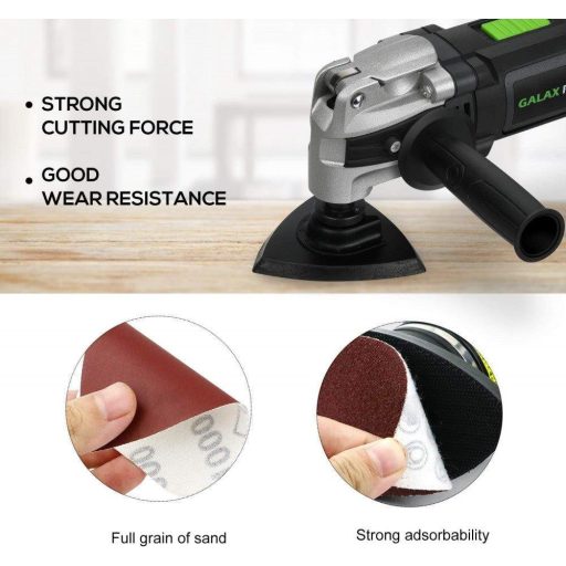 100db Csiszolólap 140 x 140 x 80 mm  10 Szemcseméretben, méretenként 10db