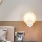 Yafido LED Beltéri Fali Lámpa, 12W, 3000K, 2 darabos csomag, Alumínium és Akril Újracsomagolt termék