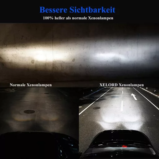 XELORD D3S Xenon HID fényszóró izzó 6000K gyémánt fehér 35W 12V 2db