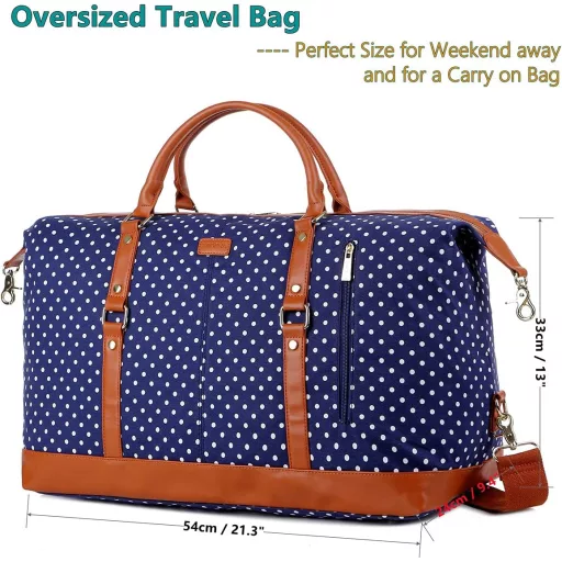 BAOSHA nagy vászon utazótáska kézipoggyász heti táska nőknek HB-14