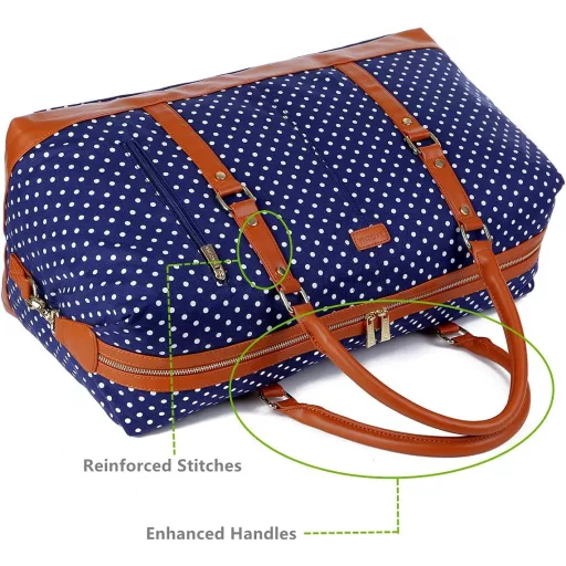 BAOSHA velika platnena putna torba ručna prtljaga vikend torba za žene HB-14