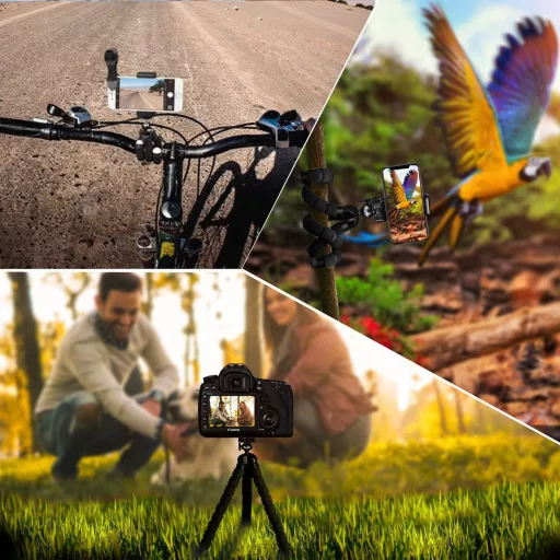 Univerzális 15 az 1-ben okostelefon kamera objektív készlet állvánnyal és távkioldóval