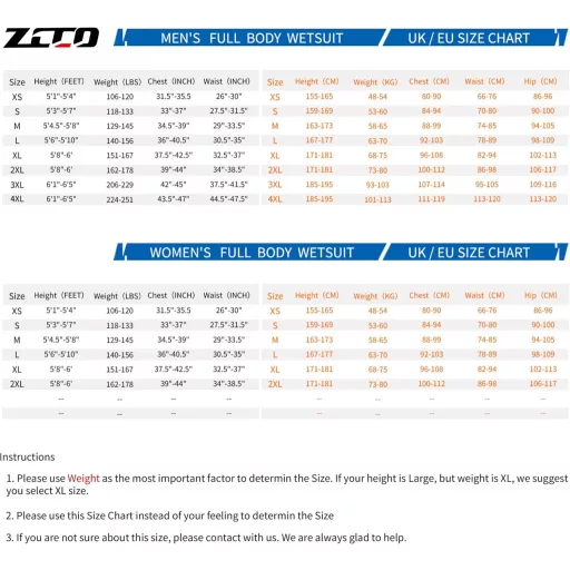 ZCCO 3mm Neoprén Teljes Test Wetsuit Cipzárral Búvárkodáshoz