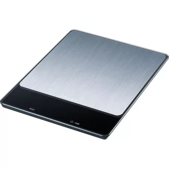   Beurer KS 34 XL rozsdamentes konyhai mérleg 15 kg-ig, tárázás és tartás funkcióval