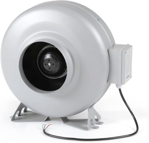 STERR IDC100 Ipari Radiál Csőventilátor 100 mm - 230V/51W Fémházas Elszívó Ventilátor 262 m³/h Légszállítással