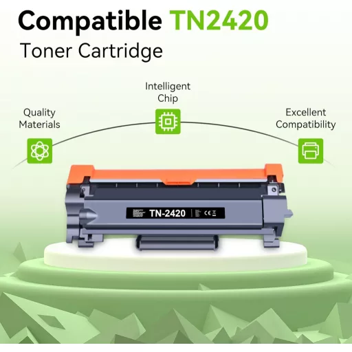 Swiss Toner TN2420 Kompatibilis Toner Brother MFC-L2710DW, HL-L2350DW, DCP-L2530DW Nyomtatókhoz - 3000 oldal kapacitás, 2 darabos csomag