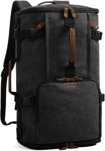 G-FAVOR 40L Utazó Hátizsák Férfiaknak - Kézipoggyász Méretű Laptop Táska 17,3" Notebookhoz, Túrázáshoz, Iskolába, Fekete