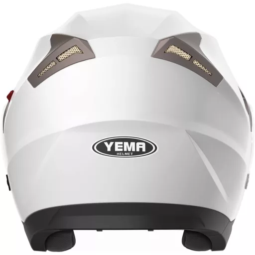 YEMA YM-627 Motoros sisak ECE dubbel vizierrel, napellenző, chopper stílusú