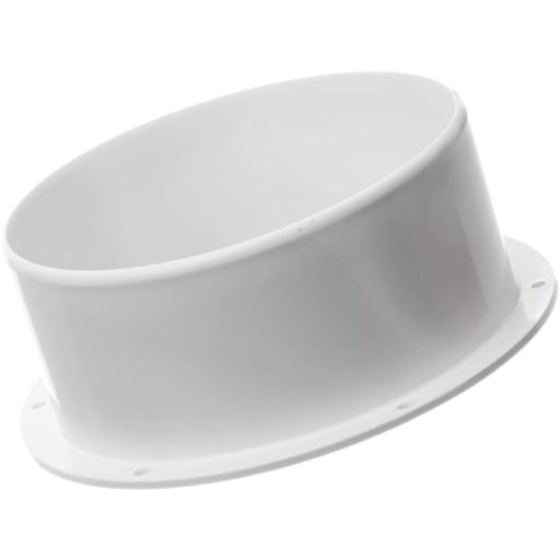 EUROPLAST 150mm Fali Karimás Szellőzőcső Csatlakozó Flange Kerek Cső