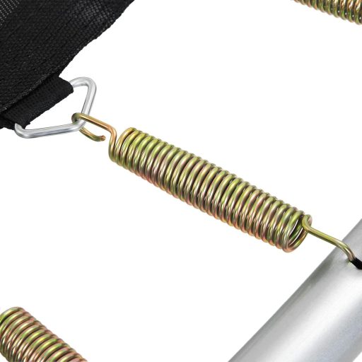 SONGMICS Trambulin Csere Ugrófelület 244 305 366 cm Fekete Mat