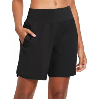   BALEAF női futó rövidnadrág 4 zsebbel, belső bikinivel, sportnadrág jogging - M, Black