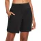 BALEAF női futó rövidnadrág 4 zsebbel, belső bikinivel, sportnadrág jogging - M, Black