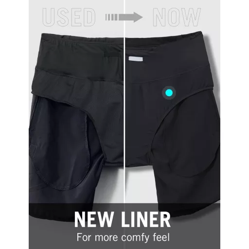 BALEAF női futó rövidnadrág 4 zsebbel, belső bikinivel, sportnadrág jogging - M, Black