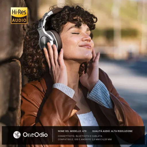 Căști Bluetooth OneOdio pentru DJ, chitară și claviatură cu tehnologie SharePort