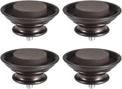 Set capace decorative maro din plastic, stil retro, pentru galerie perdea (4 bucăți)