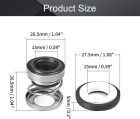Othmro 108-15 Mechanikus Tengelytömítés 15mm Belső Átmérővel - Ötvözet és Műanyag Szivattyú Alkatrész Medencékhez, Jakuzzihoz és Vízpumpákho