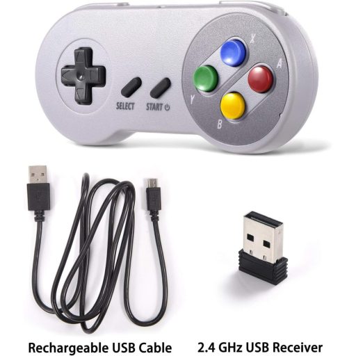 Bezdrôtový USB gamepad miadore, 2 ks SNES emulátor ovládač pre PC, Mac, Retropie
