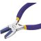 BENECREAT kliješta s plosnatim nosom i dvostrukim najlonskim čeljustima za izradu nakita i oblikovanje žice