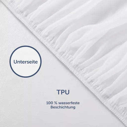 Blumtal 2 Bucăți Protecție Impermeabilă Saltea, Certificată Oeko-Tex, Respirabilă, Cu Elastic de Fixare, Silențioasă, 120 x 200 cm, Lavabilă la 90°C