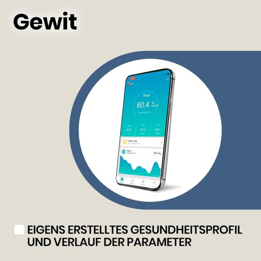 Zeegma Gewit digitális személymérleg testzsír és 17 testparaméter elemzéssel