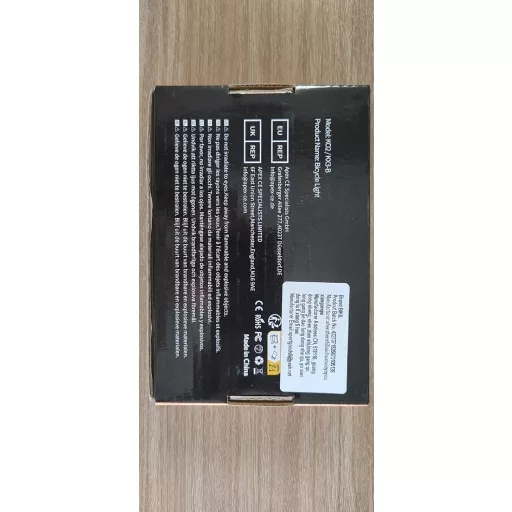 BIKIL USB-C Kerékpárlámpa Szett 2400 Lumen - Első és Hátsó Lámpa 6400 mAh Akkumulátorral, Alumínium Ház, Egyszerű Felszerelés, Országúti és