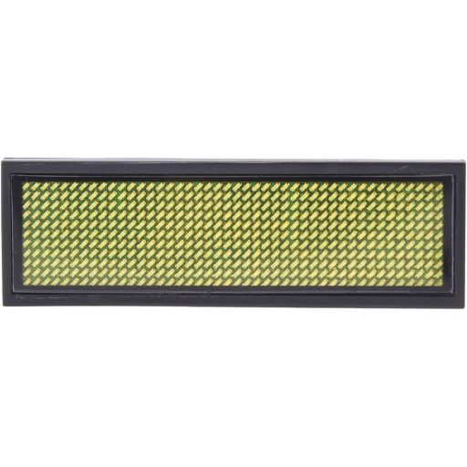 Garosa Programozható LED Kijelző Jelvény Sárga 93x30mm USB Étterem Bár Rendezvény