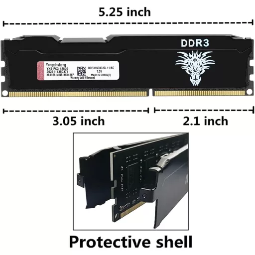 Memorie RAM desktop Yongxinsheng DDR3 16GB (2x8GB) 1600MHz PC3-12800