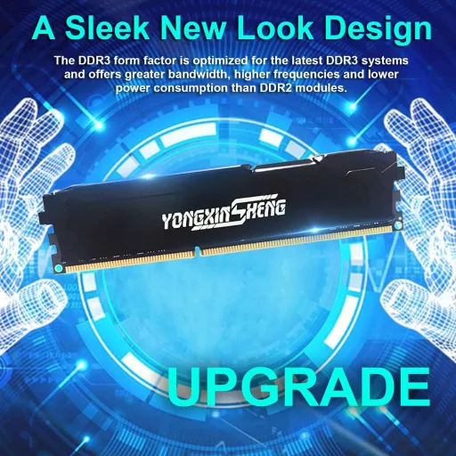 Yongxinsheng DDR3 16GB (2x8GB) 1600MHz PC3-12800 Asztali RAM Memória