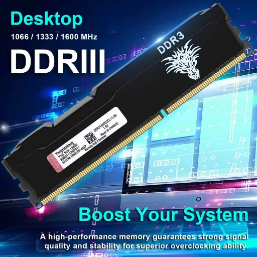 Yongxinsheng DDR3 16GB (2x8GB) 1600MHz PC3-12800 Asztali RAM Memória