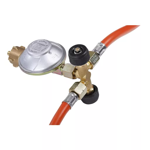 Rothenberger Industrial dvojcestný ventil na propán/bután pre prevádzku dvoch zariadení