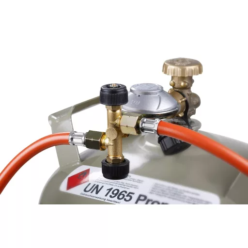 Rothenberger Industrial dvojcestný ventil na propán/bután pre prevádzku dvoch zariadení