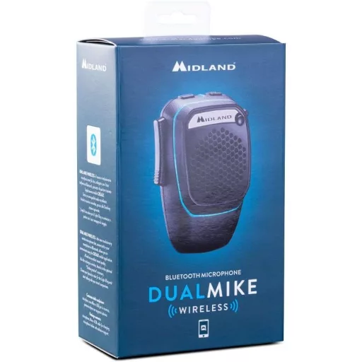 Midland C1363 Vezeték nélküli CB rádió mikrofon Bluetooth USB csatlakozással