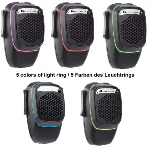 Midland C1363 Vezeték nélküli CB rádió mikrofon Bluetooth USB csatlakozással
