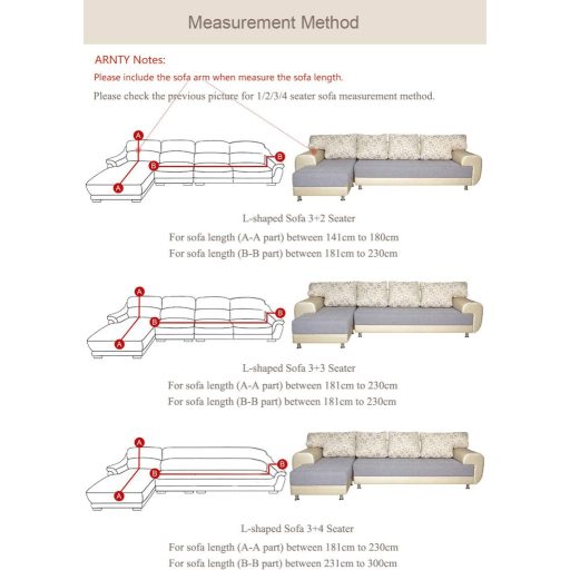 ARNTY Modern Rugalmas Kanapévédő Virágmintás Nem Csúszó 1-4 Személyes