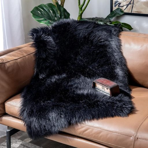 MIULEE Puha Szőrme Szőnyeg Meleg Modern Padlóalátét Kanapéhoz Ágyhoz Hosszú Szálú Kényelmes