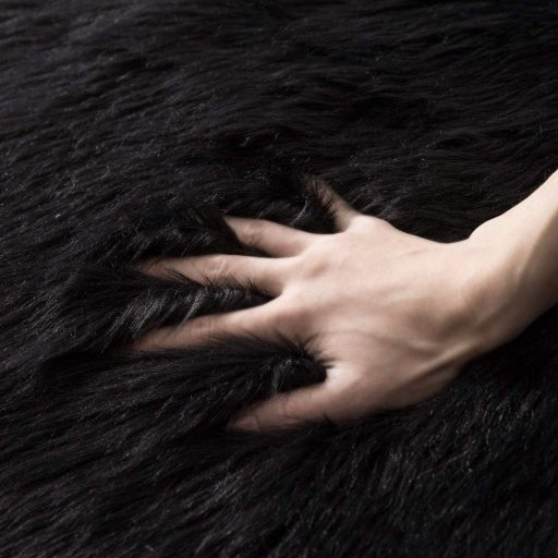 MIULEE Puha Szőrme Szőnyeg Meleg Modern Padlóalátét Kanapéhoz Ágyhoz Hosszú Szálú Kényelmes